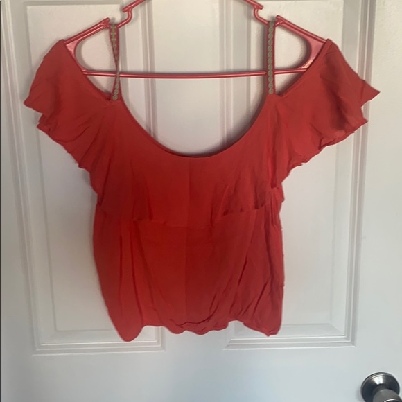 Coral crop top - Picture 2 of 3